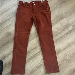 Women’s Rust Corduroy Pants, size 8 Regular, Lucky Brand Vintage jeans